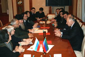 Meeting with M.Aliev