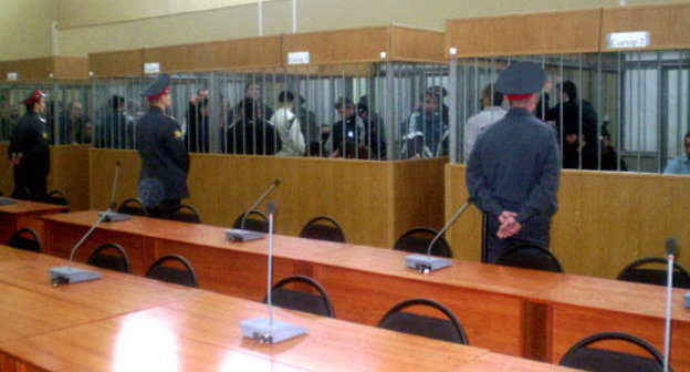 Hearings about the attack on power structures in Kabardino-Balkaria on 19 March 2009  (photo of CK correspondent Luiza Orazaeva)