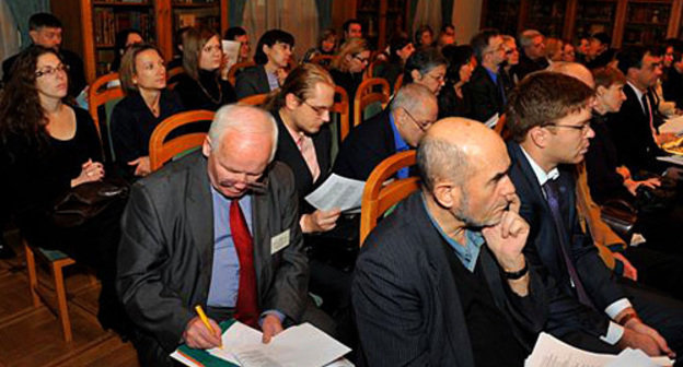 Participants of the Conference "European Convention on Human Rights and Fundamental Freedoms: Results and Prospects", Moscow, October 20, 2010. Photo by the "Caucasian Knot"