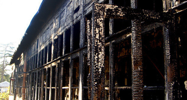 Urology ward of the Sukhumi Clinical Hospital after fire, November 10, 2010. Photo by the "Caucasian Knot"