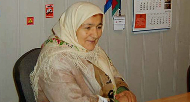 Aishat Magomedova. Photo by the "Caucasian Knot"