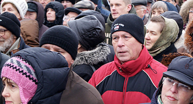 Participants of anti-nationalist rally in Pushkin Square in Moscow, December 26, 2010. Photo by the "Caucasian Knot"