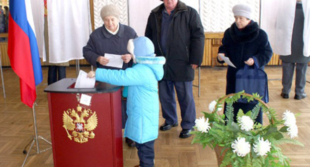 Voting in Dagestan. March 13, 2011. Courtesy of the PIC Channel (pik.tv)