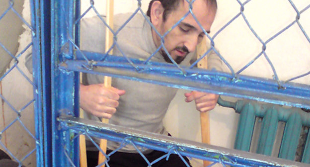 Dagestani journalist Gitinmagomed Gadjimagomedov kept in Krasnodar SIZO. Courtesy of detainee's family to the "Caucasian Knot"