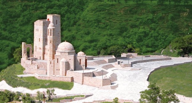 Memorial complex "Vatan" in the village of Gunib. Photo by the "Caucasian Knot"