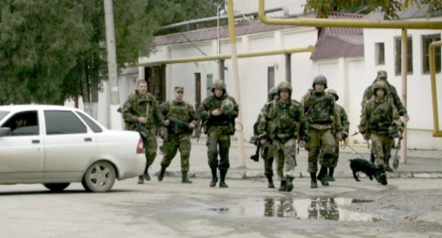 Special operation in the village of Kidero, Tsuntin District of Dagestan. Courtesy of the PIC Channel: www.pik.tv 