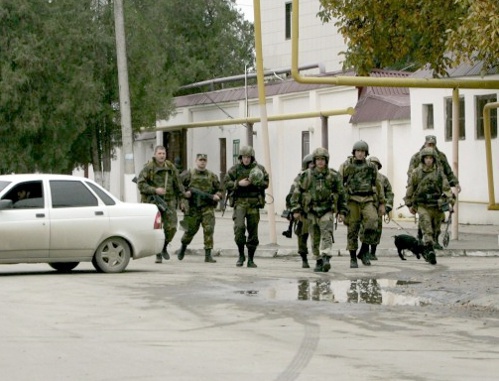 Special operation in the village of Kidero, Tsuntin District of Dagestan. Courtesy of the PIC Channel: www.pik.tv 