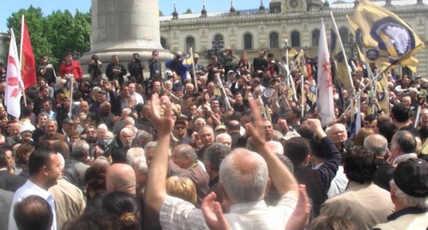 Rally of the People's Forum in Freedom Square in Tbilisi, May 21, 2011. Photo by the "Caucasian Knot"
