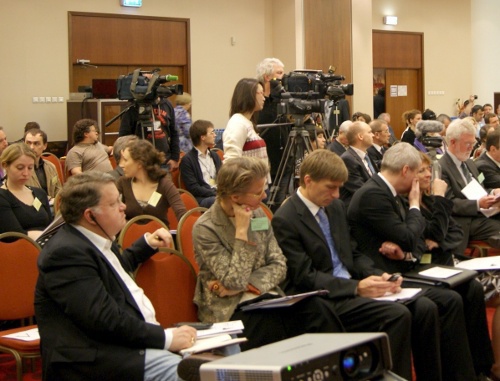First day of International Conference "Andrei Sakharov: Concern and Hope of 2011". Moscow, May 20, 2011. Photo by the "Caucasian Knot"