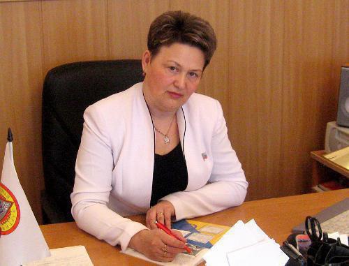 Nadezhda Gogoleva, Principal of the school No. 74. Astrakhan, July 3, 2011. Photo by Vyacheslav Yashchenko for "Caucasian Knot".