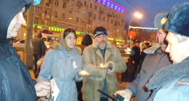 The action in Rostov-on-Don demanding to release Russian political prisoners. December 30, 2011. Photo by press-service of "Left-Wing Front".