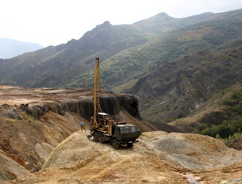 The Teghout copper-molybdenum deposit in Armenia. Courtesy of the website of the Vallex Group, www.teghout.am