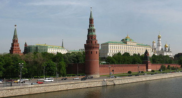 Panorama of Kremlin, Moscow. Photo by http://ru.wikipedia.org