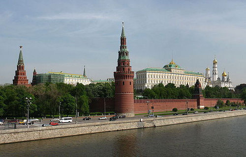 Panorama of Kremlin, Moscow. Photo by http://ru.wikipedia.org