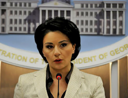 Manana Mandjgaladze. Photo from http://www.president.gov.ge