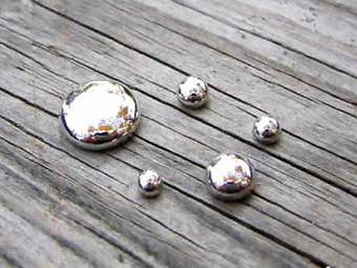 Drops of mercury. Photo of "Caucasian Knot"