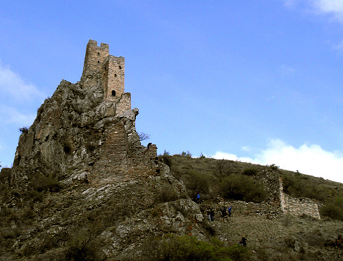The castle complex Vovnushki in the Djeirakh District of Ingushetia. Photo by Tatyana Ukolova for the "Caucasian Cknot"