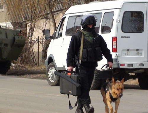 Special operation in Chegem district, Kabardino-Balkaria, on January 25, 2013; photo from 07.mvd.ru