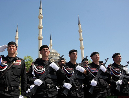 Victory Day parade in Grozny on May 9, 2013. Photo by Murad Nukhaev, http://www.grozny-inform.ru