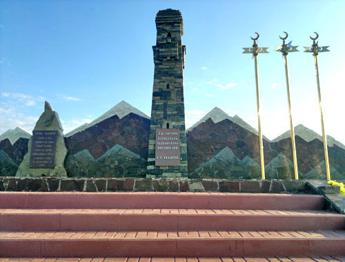 The memorial in honour of the 46 girls who were lost in 1819 in the capture of the village of Dadi-Yurt, Chechnya. The Gudermes District, September 16, 2013. Photo by the ‘Caucasian Knot’. 