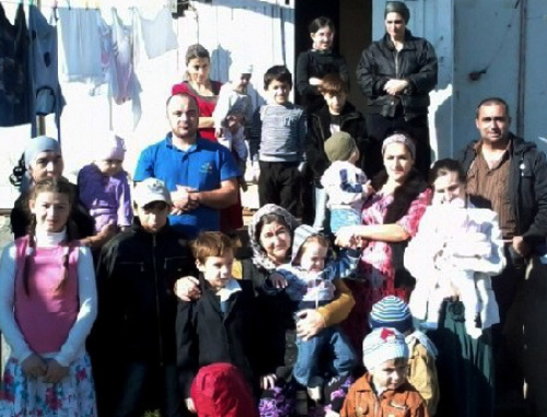 Forced migrants from the Prigorodny District of North Ossetia-Alania and Chechnya, settlers of the barrack in Yandare. October, 2013. Photo courtesy of the local inhabitants