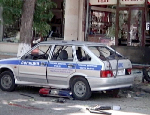 After the terror act committed on May 23, 2012, in Makhachkala. Photo by NAC, http://nac.gov.ru/