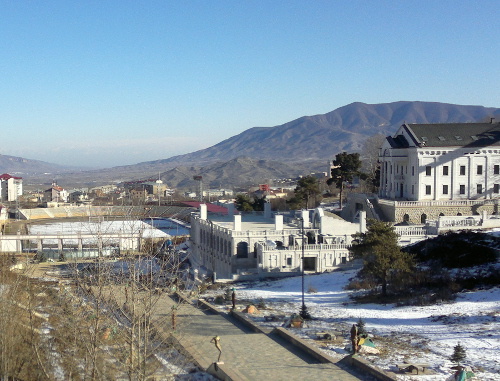 Nagorno-Karabakh, Stepanakert, view of the Central Stadium. January 14, 2013. Photo by Alvard Grigoryan for the "Caucasian Knot"