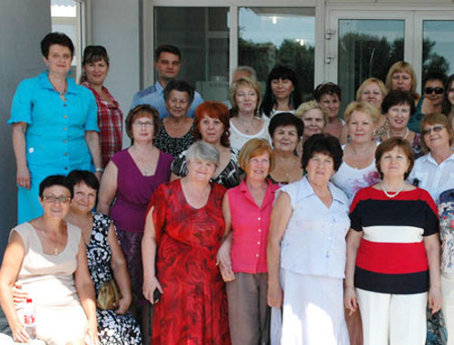 "Union of Don Women" members at the conference in Rostov-on-Don, July 2013. Photo: "Union of Don Women",  www.donwomen.ru