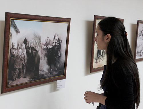 Exhibition on 150th anniversary of the end of Caucasian War. Maikop, May 20, 2014. Photo by Nikolai Gnedov is courtesy of the information and education centre "Russian Museum: virtual department" of the North-Caucasian Branch of the State Museum of Oriental Arts
