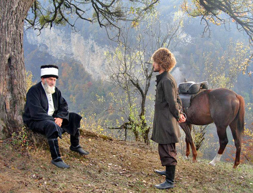 A scene from the film "Ordered to Forget". Photo from Facebook page of producer Ruslan Kokanaev, http://ru-ru.facebook.com