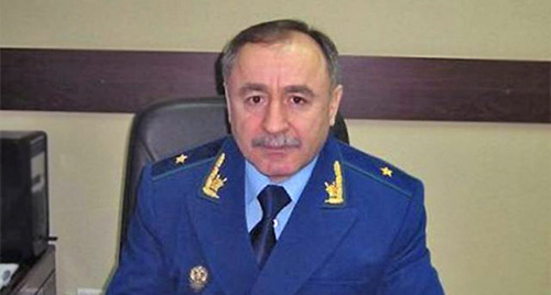 Ramazan Shakhnavazov, the Public Prosecutor of Dagestan. Photo: http://dagpravda.ru/?com=materials&task=view&page=material&id=30899