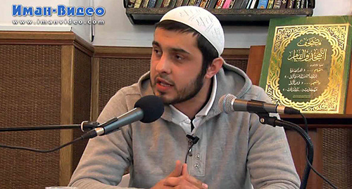 An Islamic preacher Nadir Abu Khalid (Nadir Medetov). Photo: http://www.imanvideo.com/