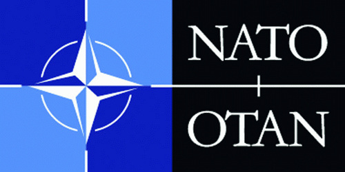 NATO logotype. Photo: http://www.nato.int/cps/ru/natohq/photos.htm
