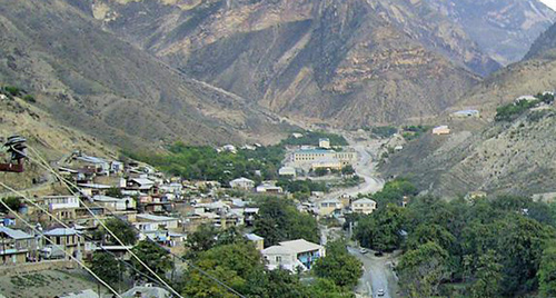Village in the Untsukul District of Dagestan. Photo: Nurmagomed Abakarov //21.10.2006,  http://odnoselchane.ru/?page=photos_of_category&amp;sect=50&amp;com=photogallery