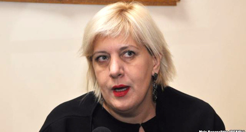 Dunja Mijatovic, the OSCE Representative on Freedom of the Media. Photo: Mzia Saganelidze, RFE / RL, www.radioazadlyg.org/content/article/25387009.html