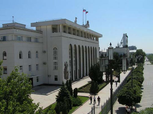 Dagestan government house in Makhachkala. Photo by Artem Rusakovich