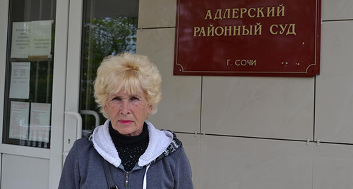 Lyudmila Savelieva. Photo by Svetlana Kravchenko for the ‘Caucasian Knot’. 