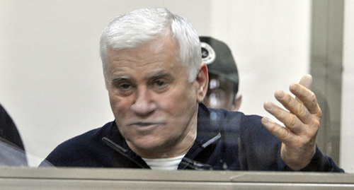 Said Amirov in the courtroom. Photo by Oleg Pchyolov for the "Caucasian Knot"