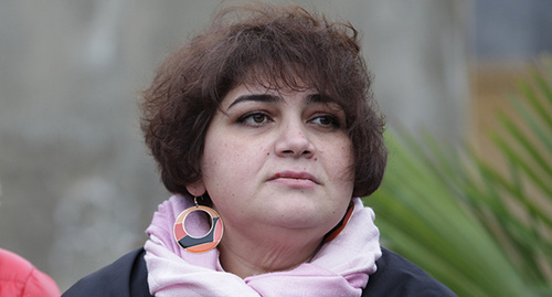 Khadija Ismayilova. Photo by Aziz Karimov for the 'Caucasian Knot"