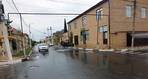Crossroad of the Krasnoarmeyskaya and Ataeva streets streets in Derbent. Photo by Patimat Makhmudova for the "Caucasian Knot"