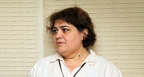 Khadija Ismayilova. Photo by Aziz Karimov for the "Caucasian Knot"