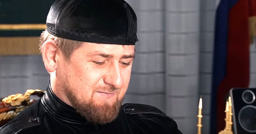 Ramzan Kadyrov. Screenshot of a video by the user PanaMediaProduction https://www.youtube.com/watch?v=MgwEXRVd-ww
