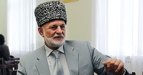 Khadjimurat Gatsalov, the Chairman of the Spiritual Administration of Muslims (SAM) of North Ossetia. Photo: the Spiritual Administration of Muslims of North Ossetia