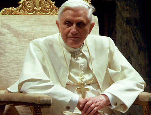 Pope Benedict XVI. Photo by http://ru.wikipedia.org