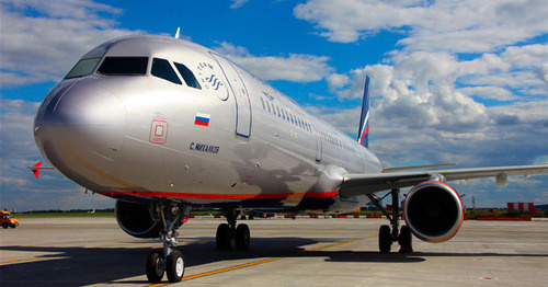 Aeroflot Airlines plane.  Photo http://www.aeroflot.ru/