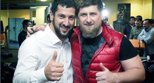 Umar Baisaev and Ramzan Kadyrov. Photo: Instagram.com/umar_doktor95