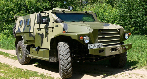 The Tiger armoured vehicle. Photo: http://suvcar.ru/gaz-2330-tigr-2005-foto/