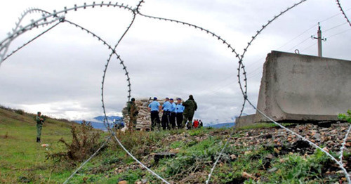 At the Abkhazian-Georgian border. Photo: RFE/RL