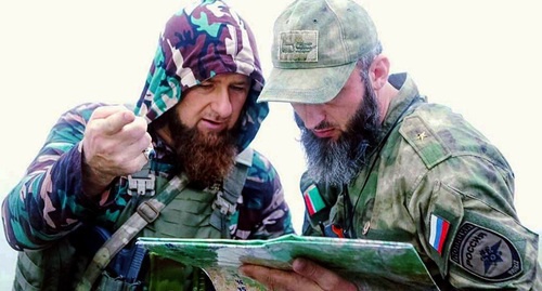 Ramzan Kadyrov in camouflage suit. Photo: Instagram.com/kadyrov_95