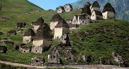 Cultural artefact ‘Town of dead’ in North Ossetia. Photo: http://sputnik-ossetia.ru/news/20160731/2816224.html